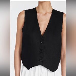 DISSH Banks Black Buttoned Vest size 10